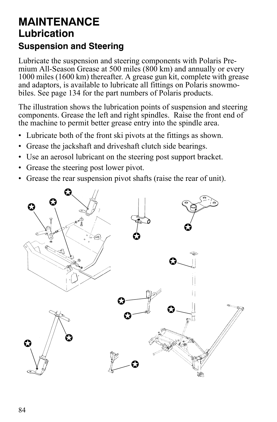 Maintenance | Polaris Indy 340 Touring User Manual | Page 87 / 159