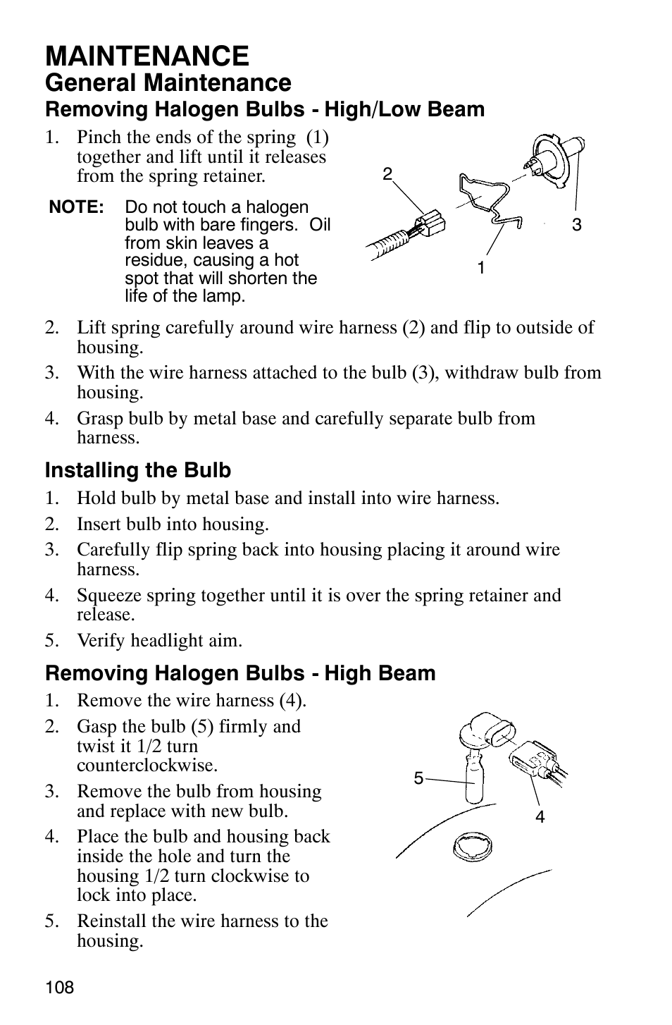 Maintenance, General maintenance | Polaris 9919078 User Manual | Page 111 / 150