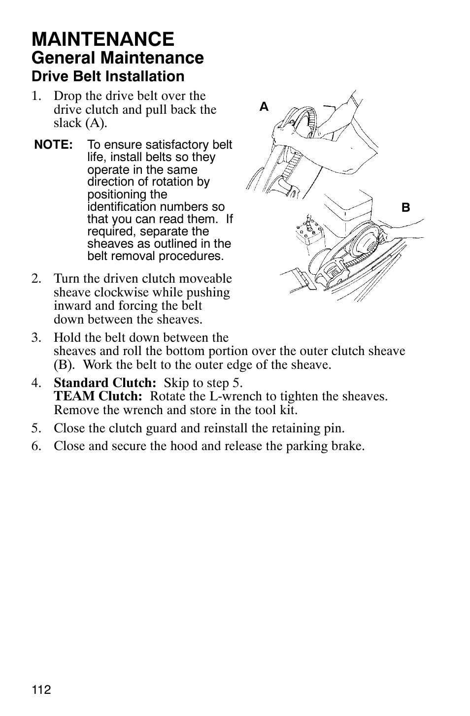 Maintenance, General maintenance | Polaris 9919078 User Manual | Page 115 / 150
