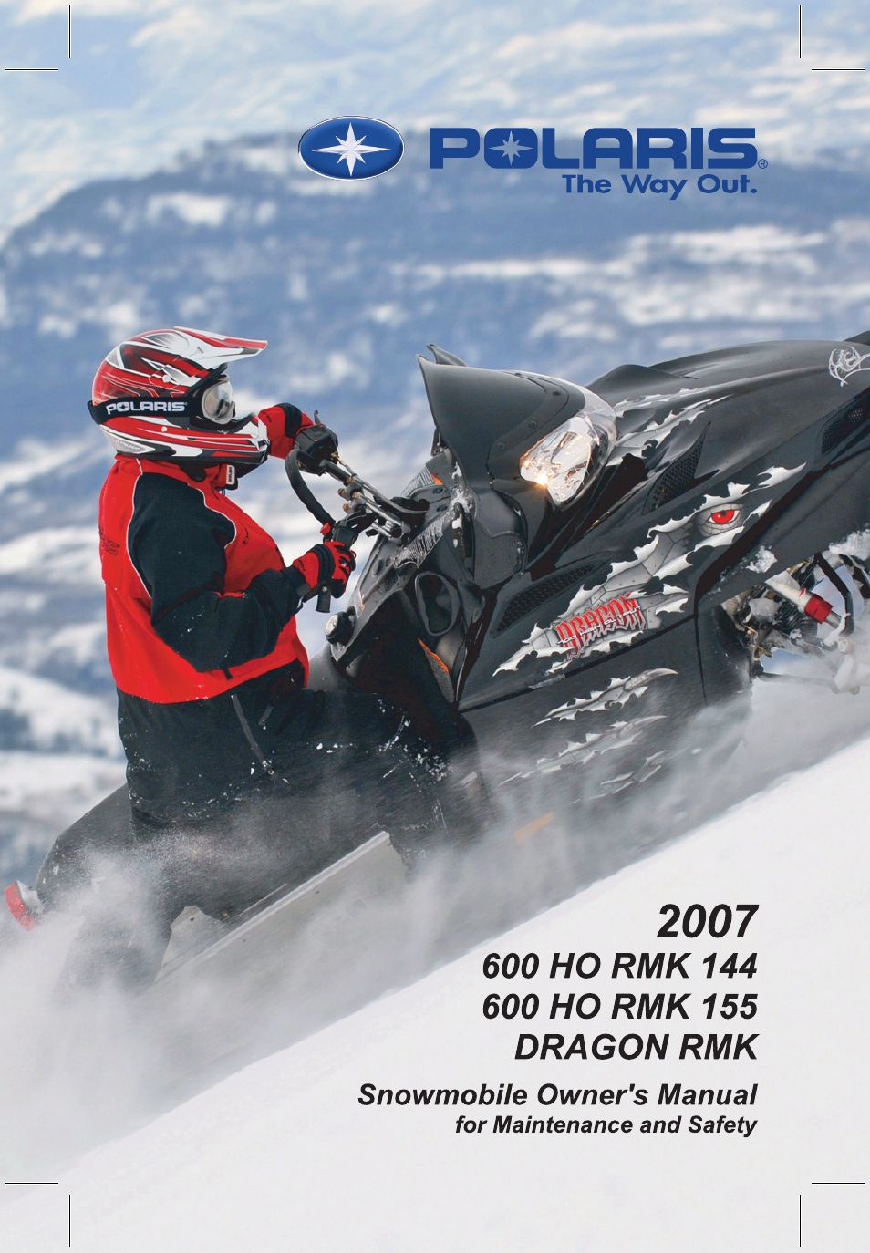 Polaris 600 HO RMK 155 User Manual | 135 pages