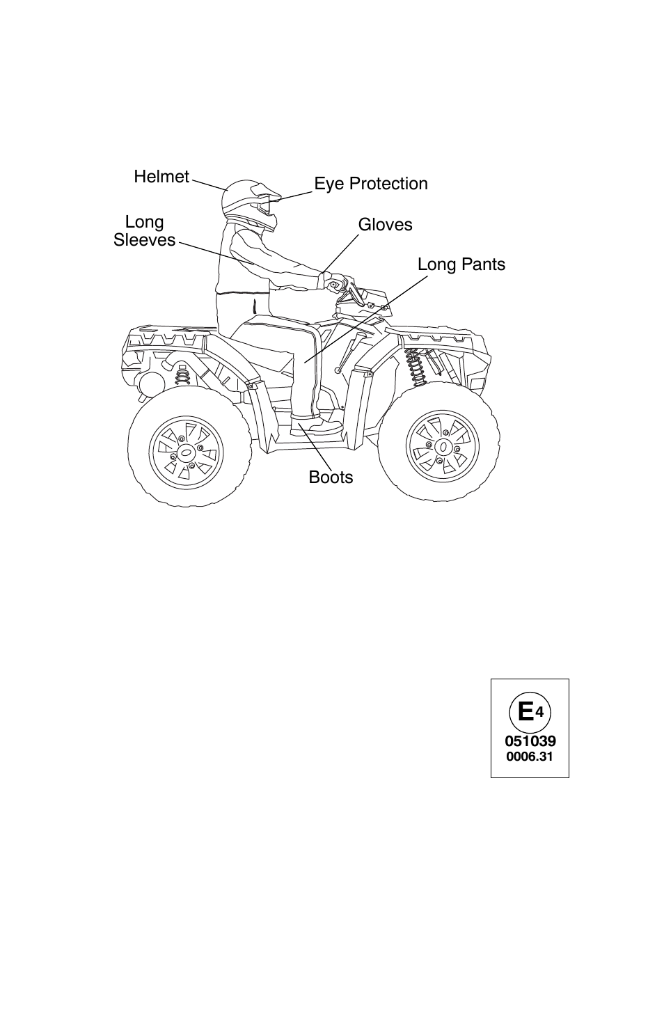 Safety, Safe riding gear | Polaris Sportsman 850 XP User Manual | Page 11 / 141