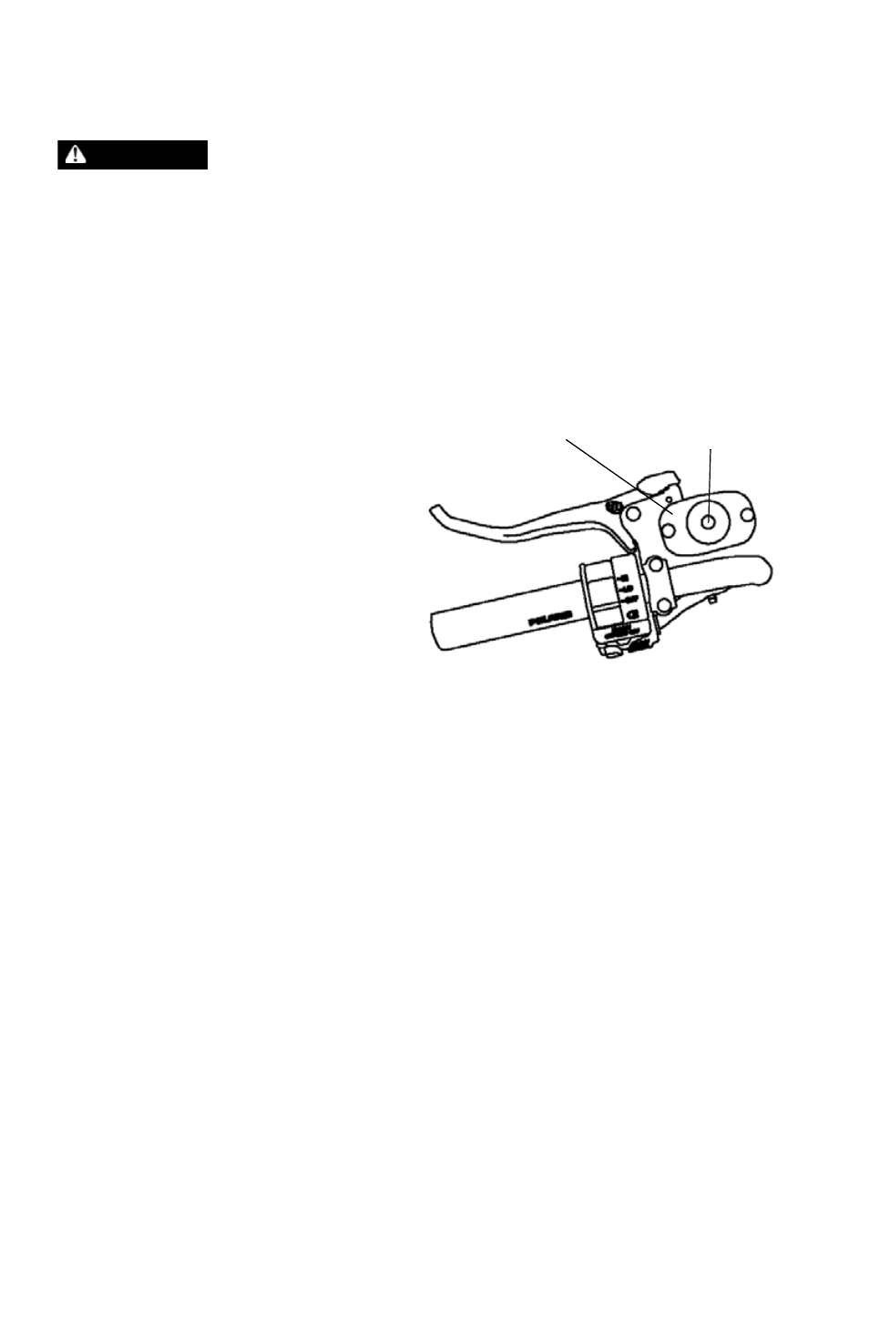 Features and controls, Master cylinder/brake fluid | Polaris Sportsman 850 XP User Manual | Page 33 / 141