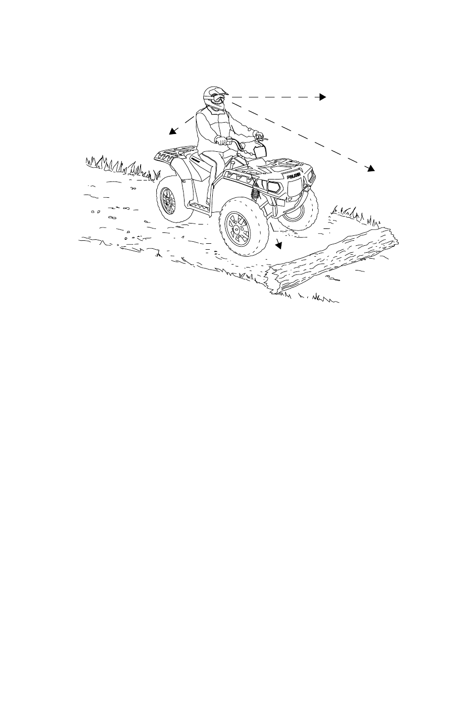 Operation, Driving over obstacles | Polaris Sportsman 850 XP User Manual | Page 65 / 141