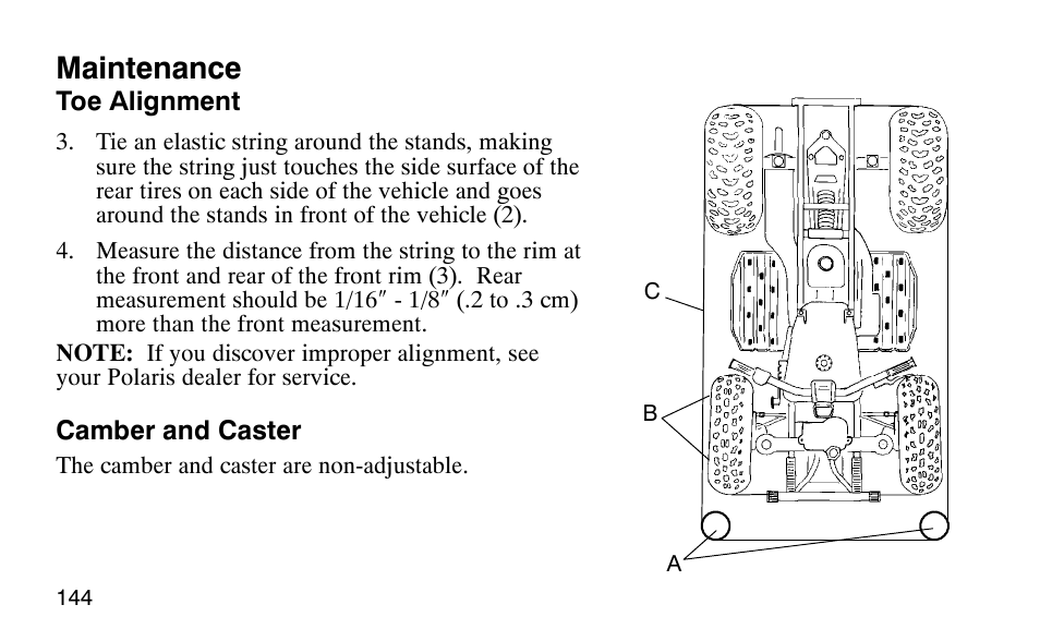 Maintenance | Polaris Scrambler 50 User Manual | Page 146 / 186