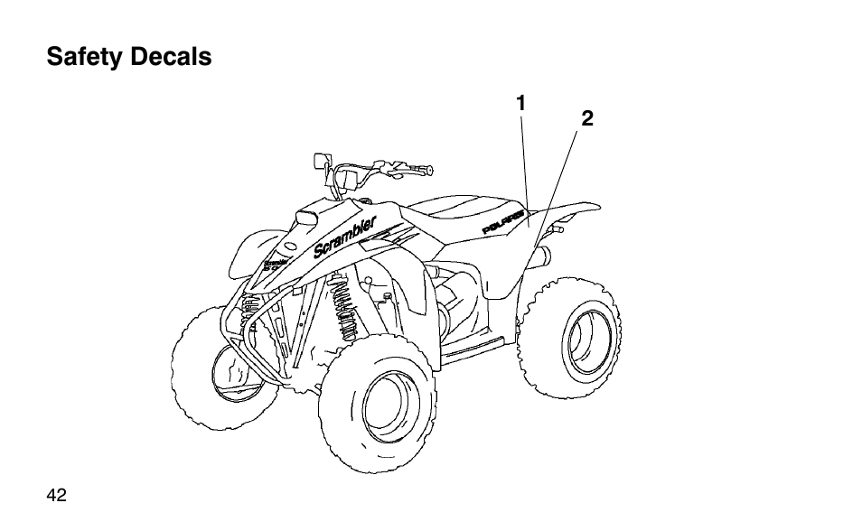 Polaris Scrambler 50 User Manual | Page 44 / 186