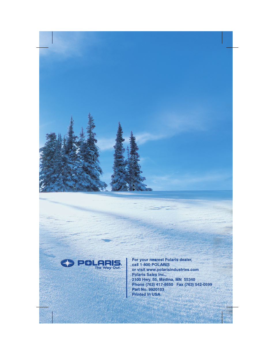 Polaris 900 SwitchBack User Manual | Page 2 / 137