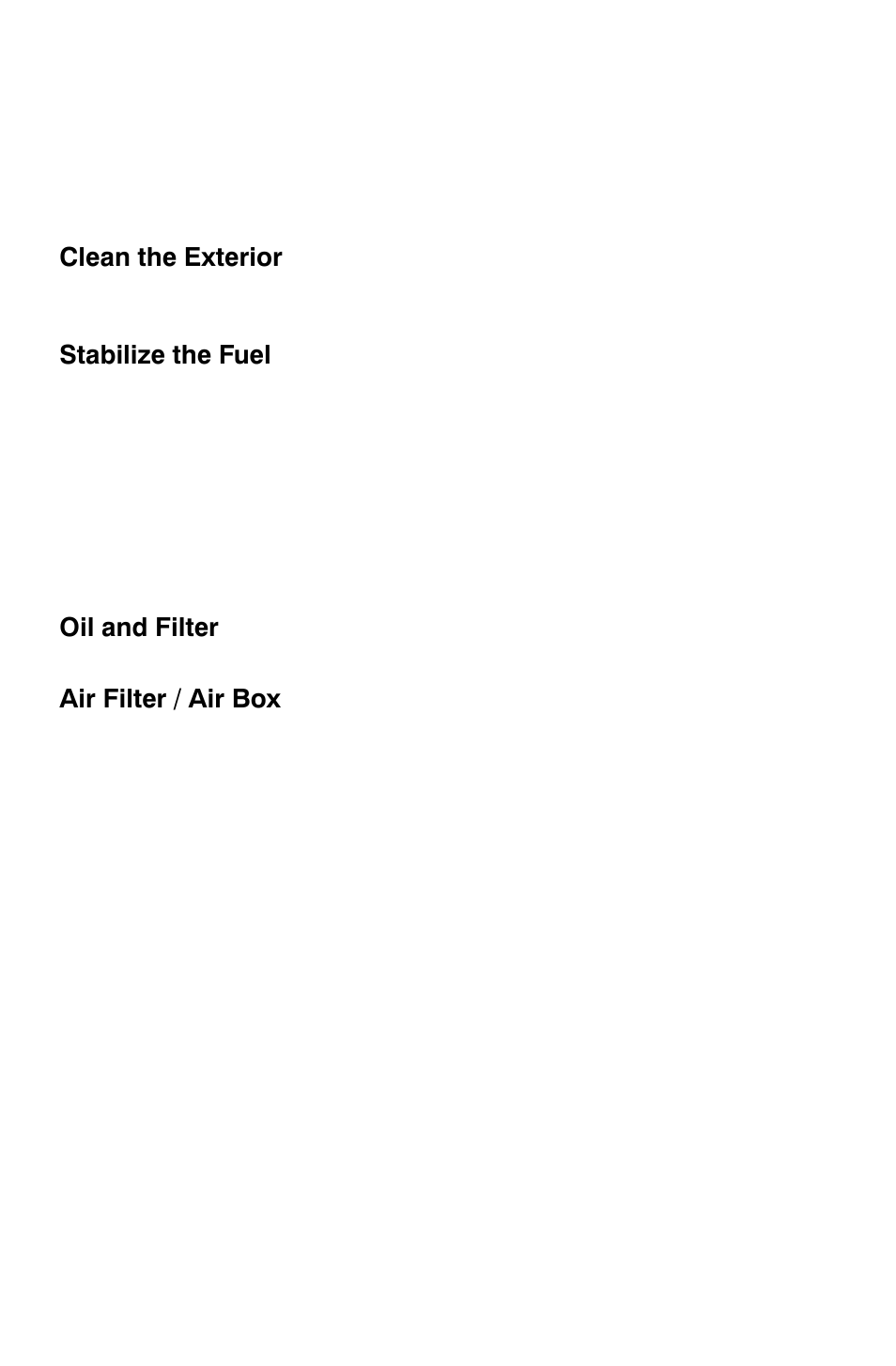 Maintenance, Cleaning and storage | Polaris Sportsman 9921828 User Manual | Page 115 / 136