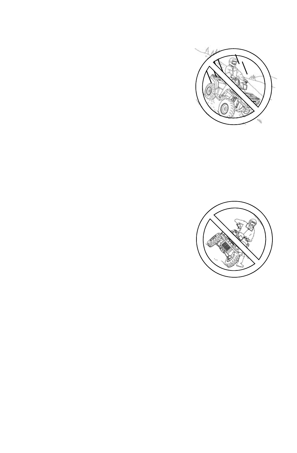 Safety, Safety warnings, Descending hills improperly | Crossing hillsides | Polaris Sportsman 9921828 User Manual | Page 18 / 136