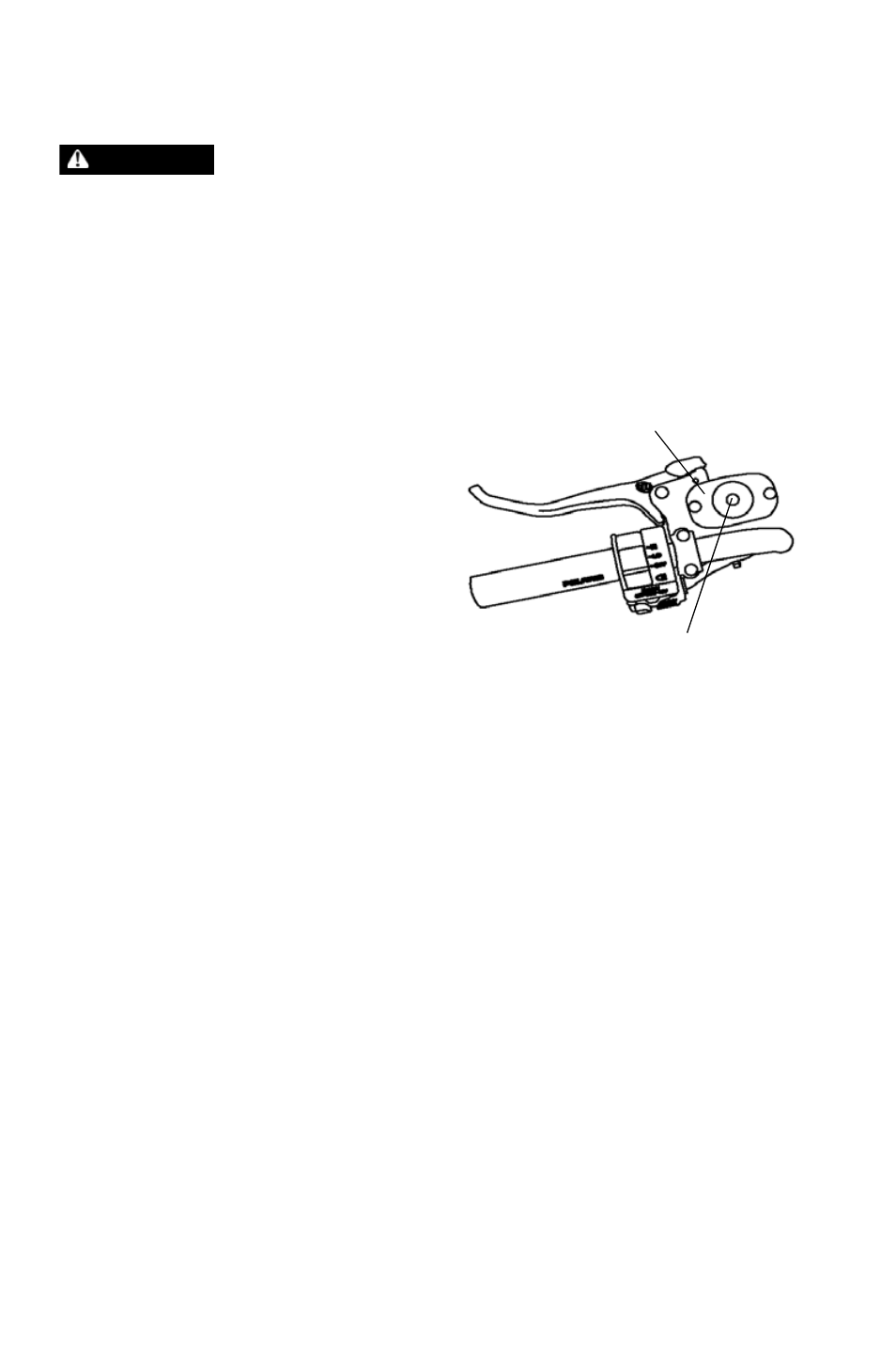 Features and controls, Master cylinder/brake fluid | Polaris Sportsman 9921828 User Manual | Page 33 / 136