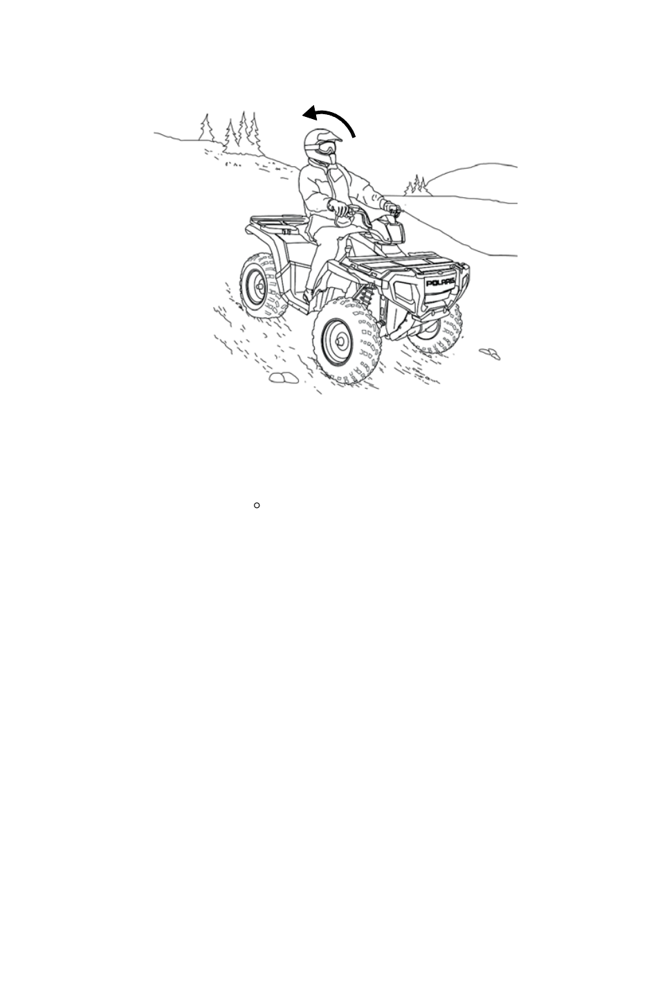 Operation, Driving downhill | Polaris Sportsman 9921828 User Manual | Page 60 / 136