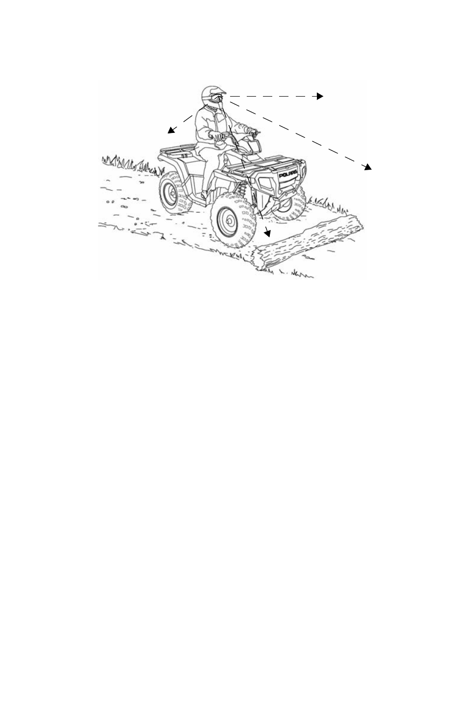 Operation, Driving over obstacles | Polaris Sportsman 9921828 User Manual | Page 63 / 136