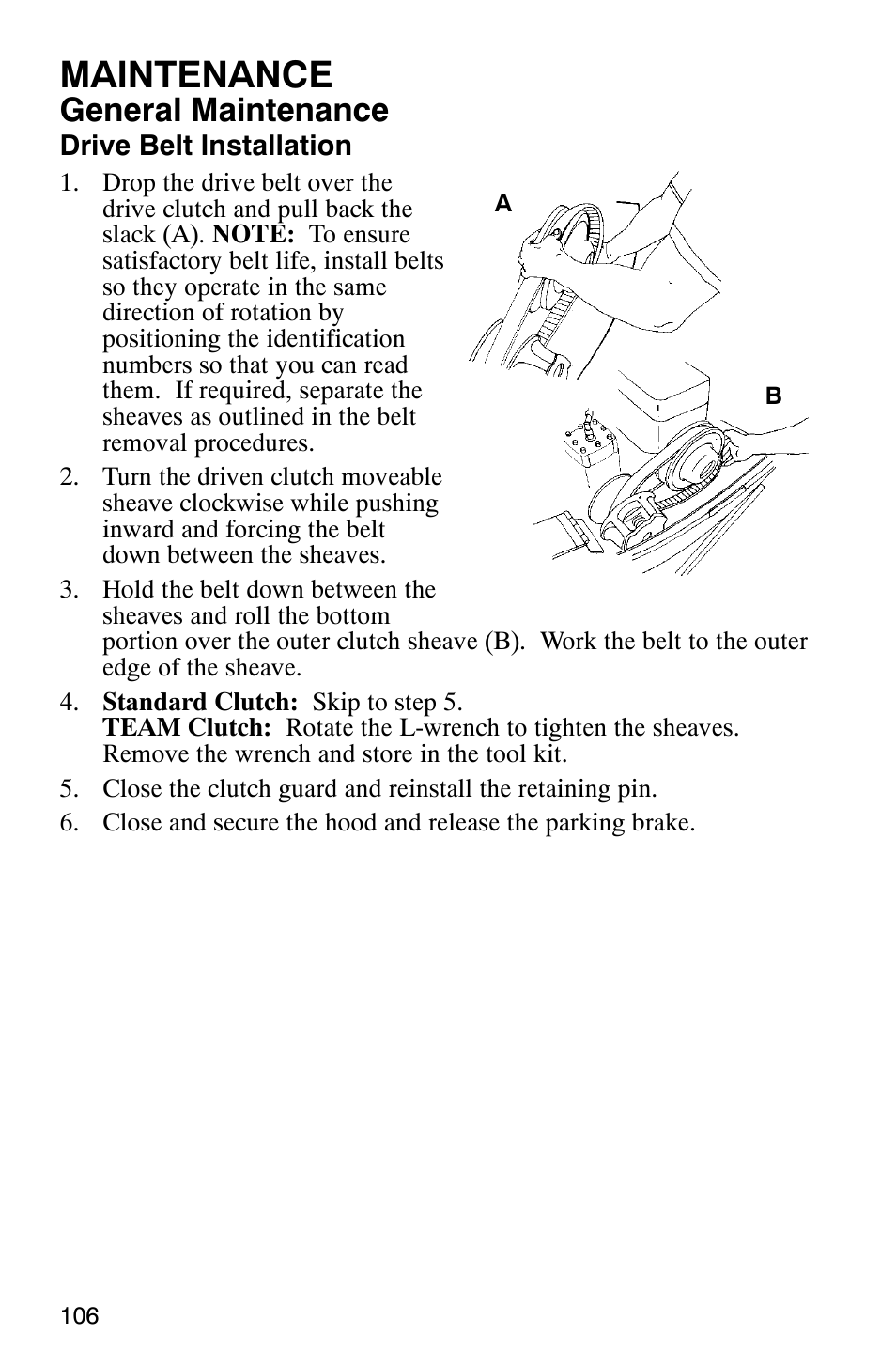 Maintenance, General maintenance | Polaris 340 Classic User Manual | Page 108 / 144