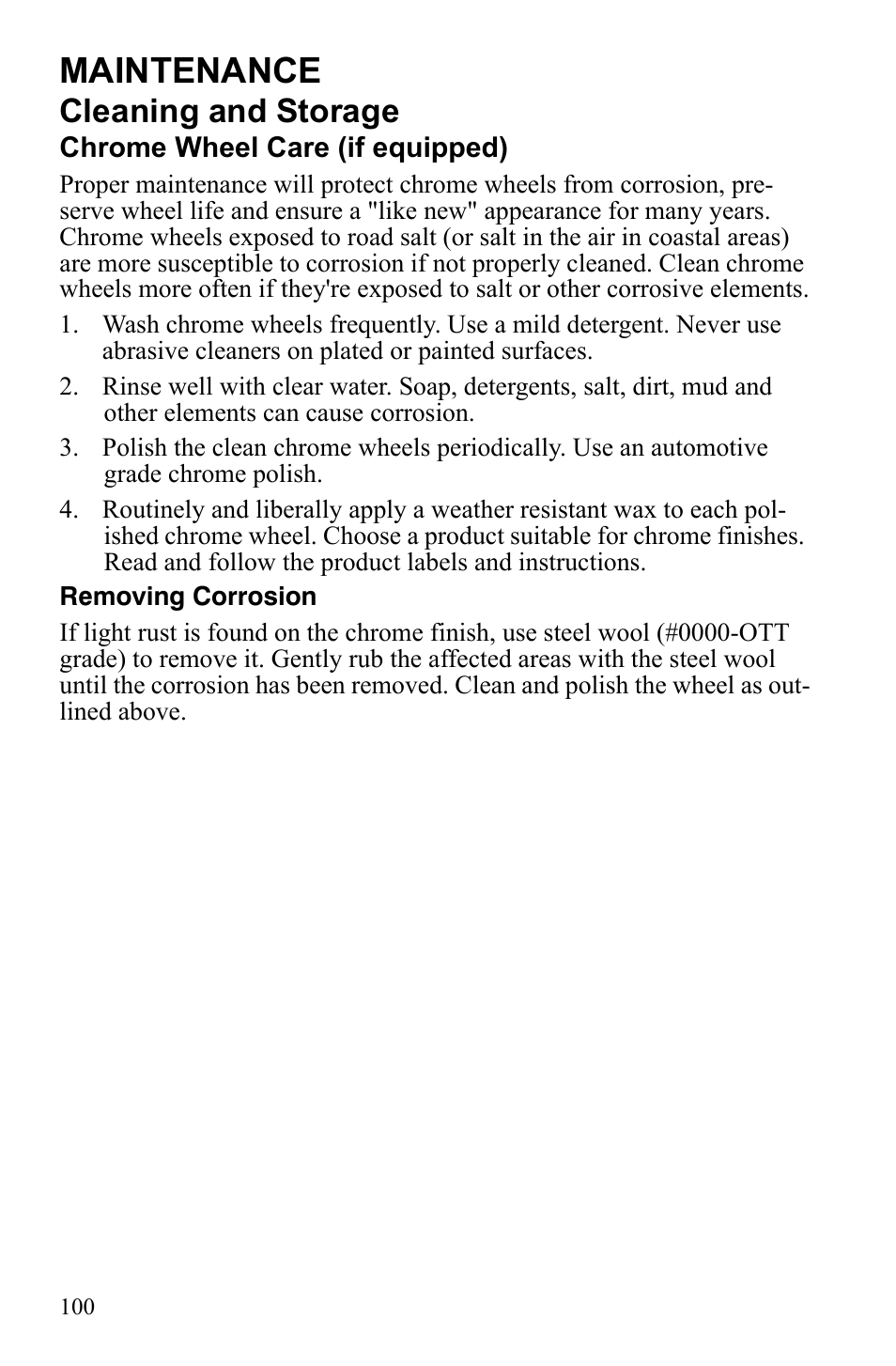 Maintenance, Cleaning and storage | Polaris Sportsman 9922242 User Manual | Page 104 / 133