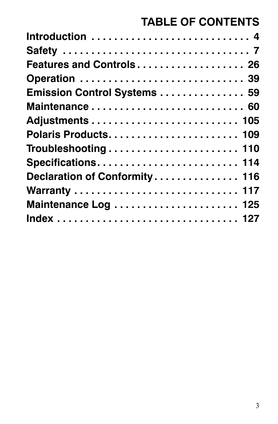 Polaris Sportsman 9922242 User Manual | Page 7 / 133