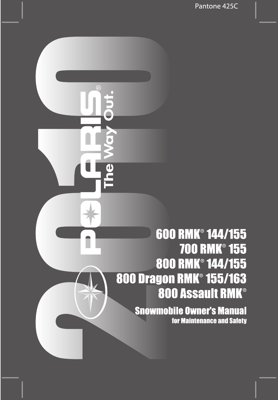 Polaris 800 Assault RMK User Manual | 134 pages