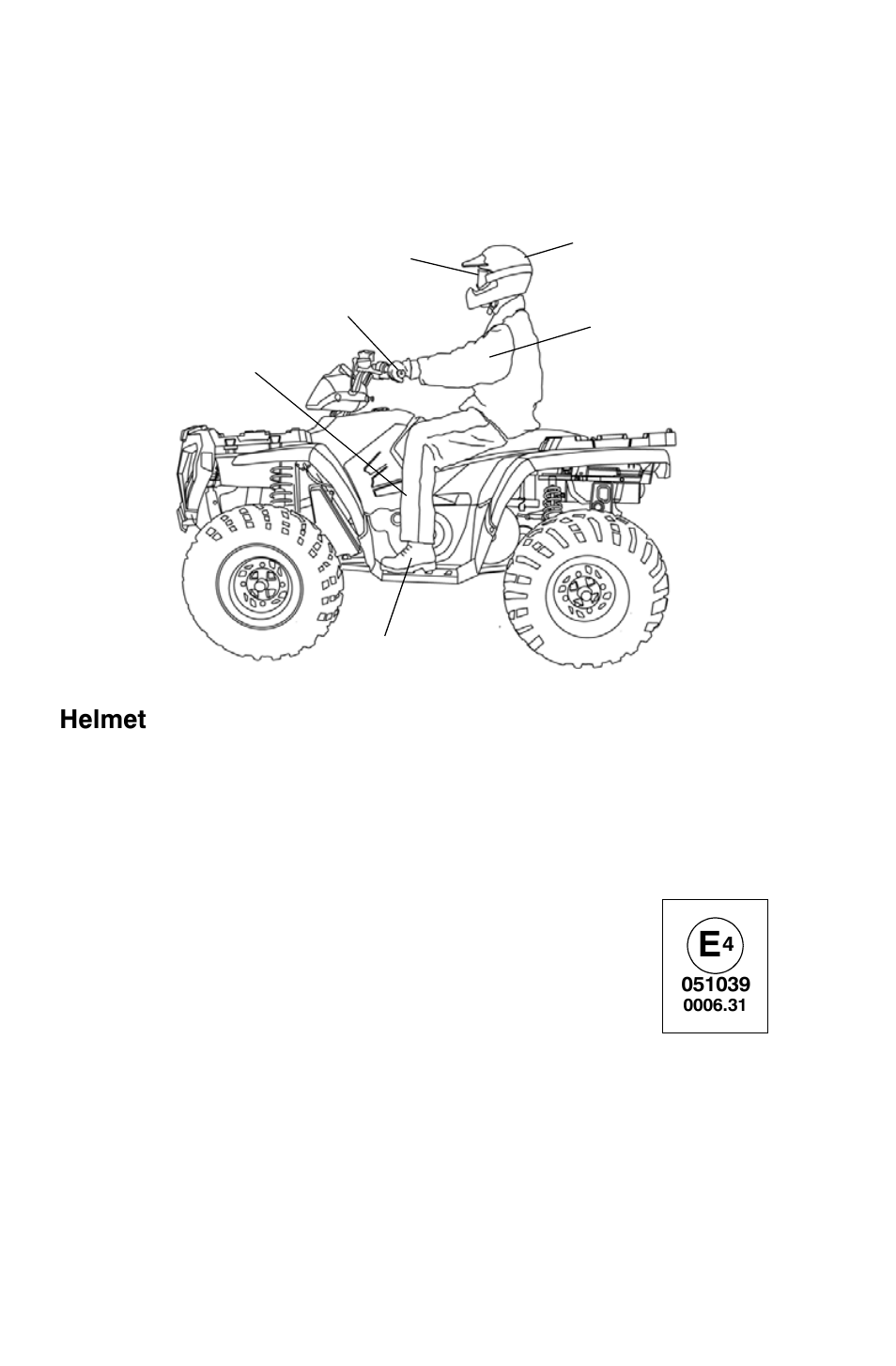 Safety, Safe riding gear | Polaris Sportsman 9921825 User Manual | Page 11 / 132