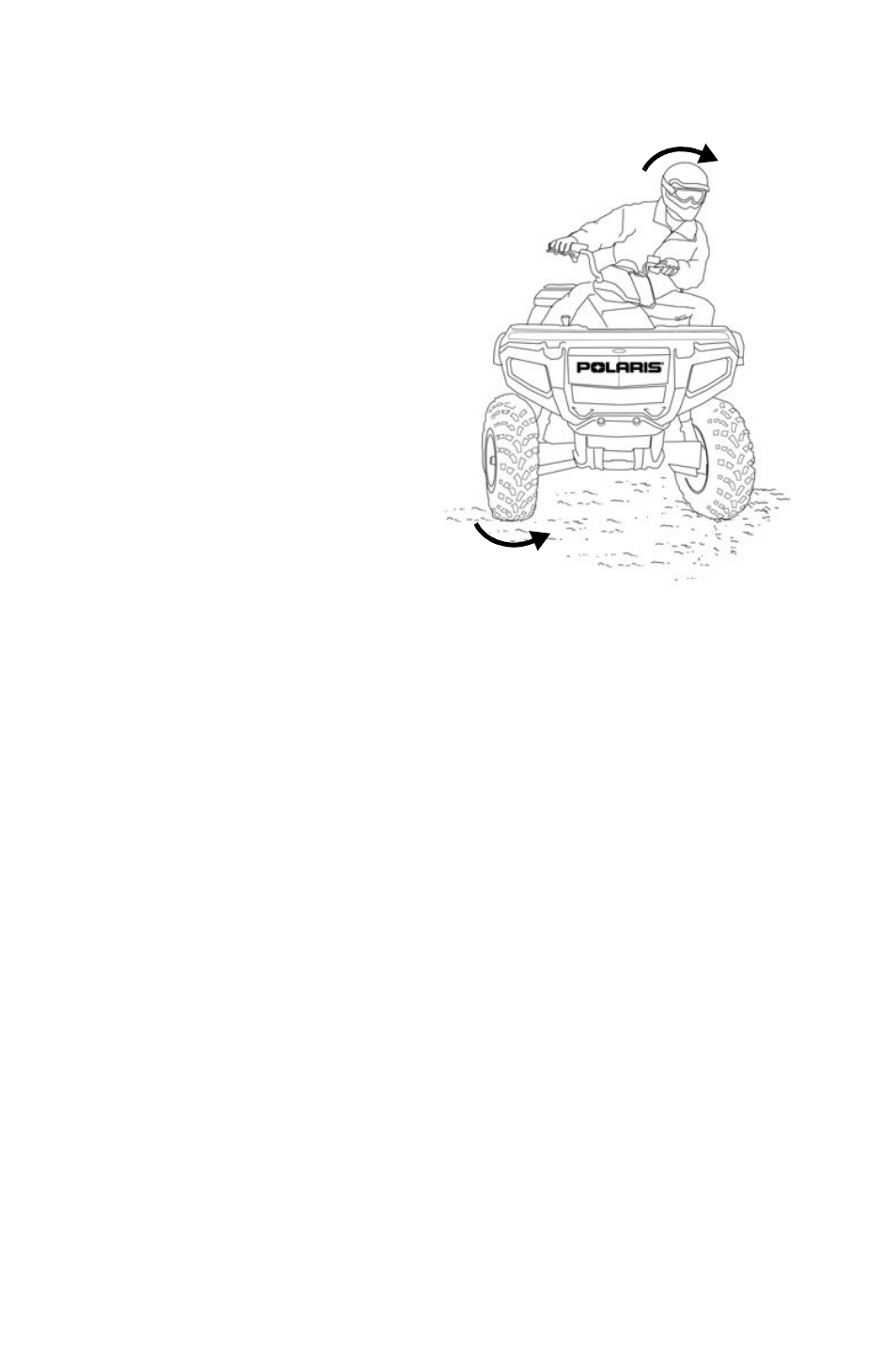 Operation, Turning the vehicle | Polaris Sportsman 9921825 User Manual | Page 52 / 132
