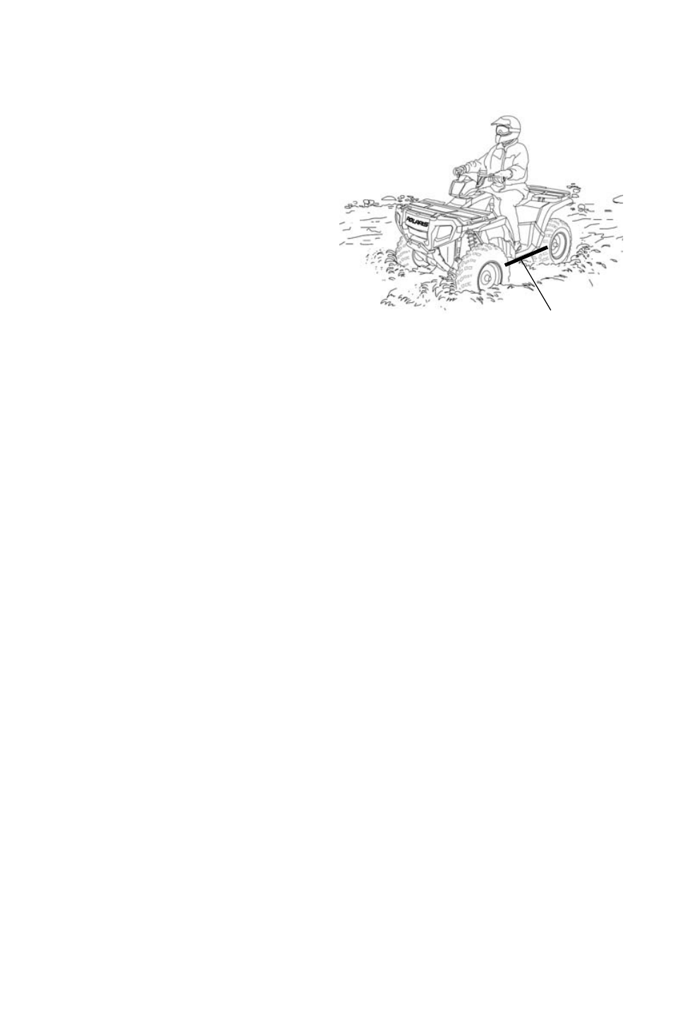 Operation, Driving through water | Polaris Sportsman 9921825 User Manual | Page 58 / 132
