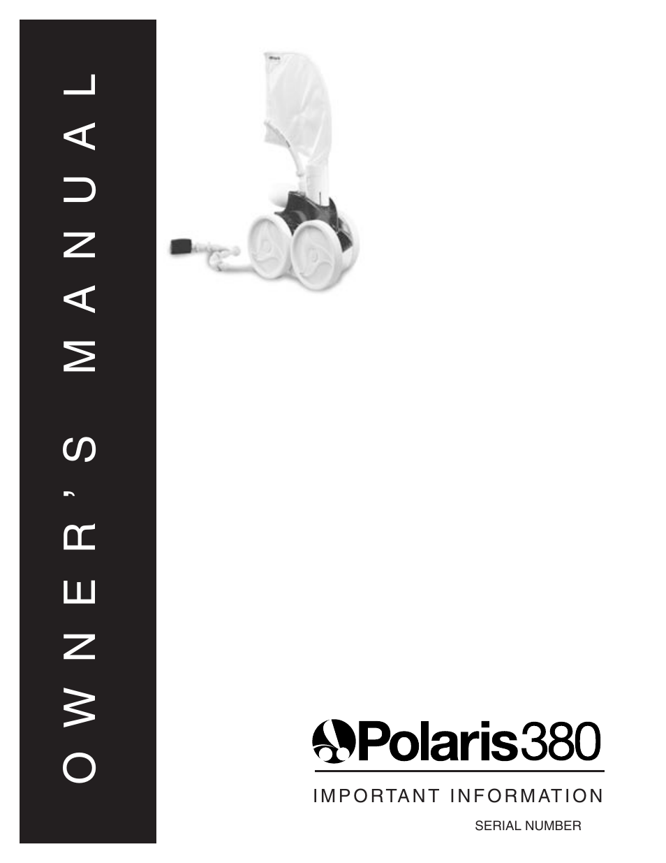 Polaris Vac-Sweep 380 User Manual | 9 pages