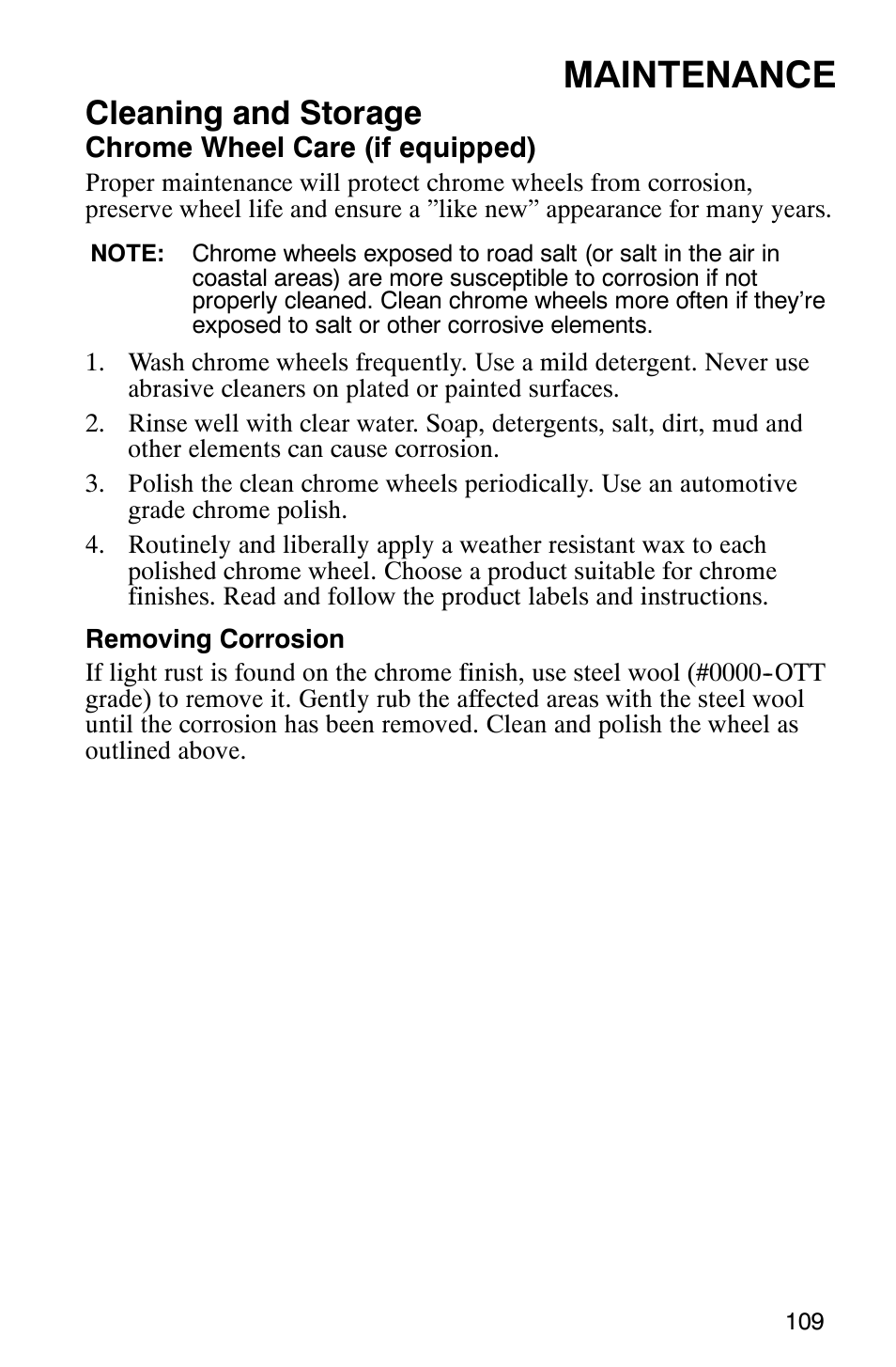 Maintenance, Cleaning and storage | Polaris MV700 User Manual | Page 112 / 131