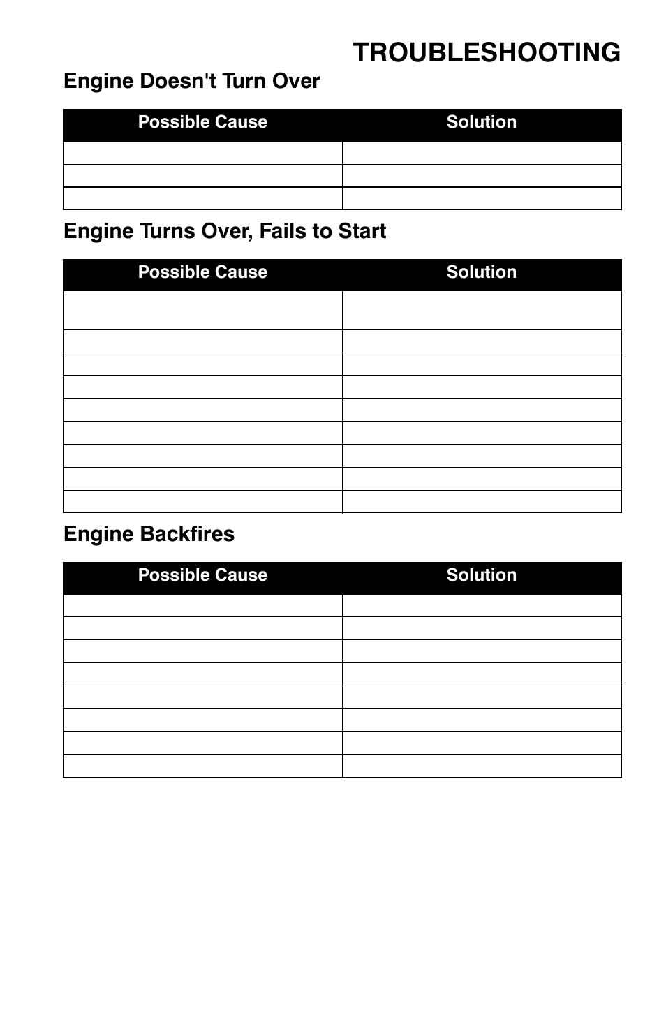 Troubleshooting | Polaris Sportsman 9921169 User Manual | Page 123 / 137