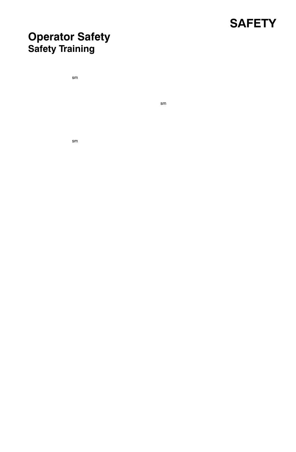 Safety, Operator safety, Safety training | Polaris Sportsman 9921169 User Manual | Page 13 / 137