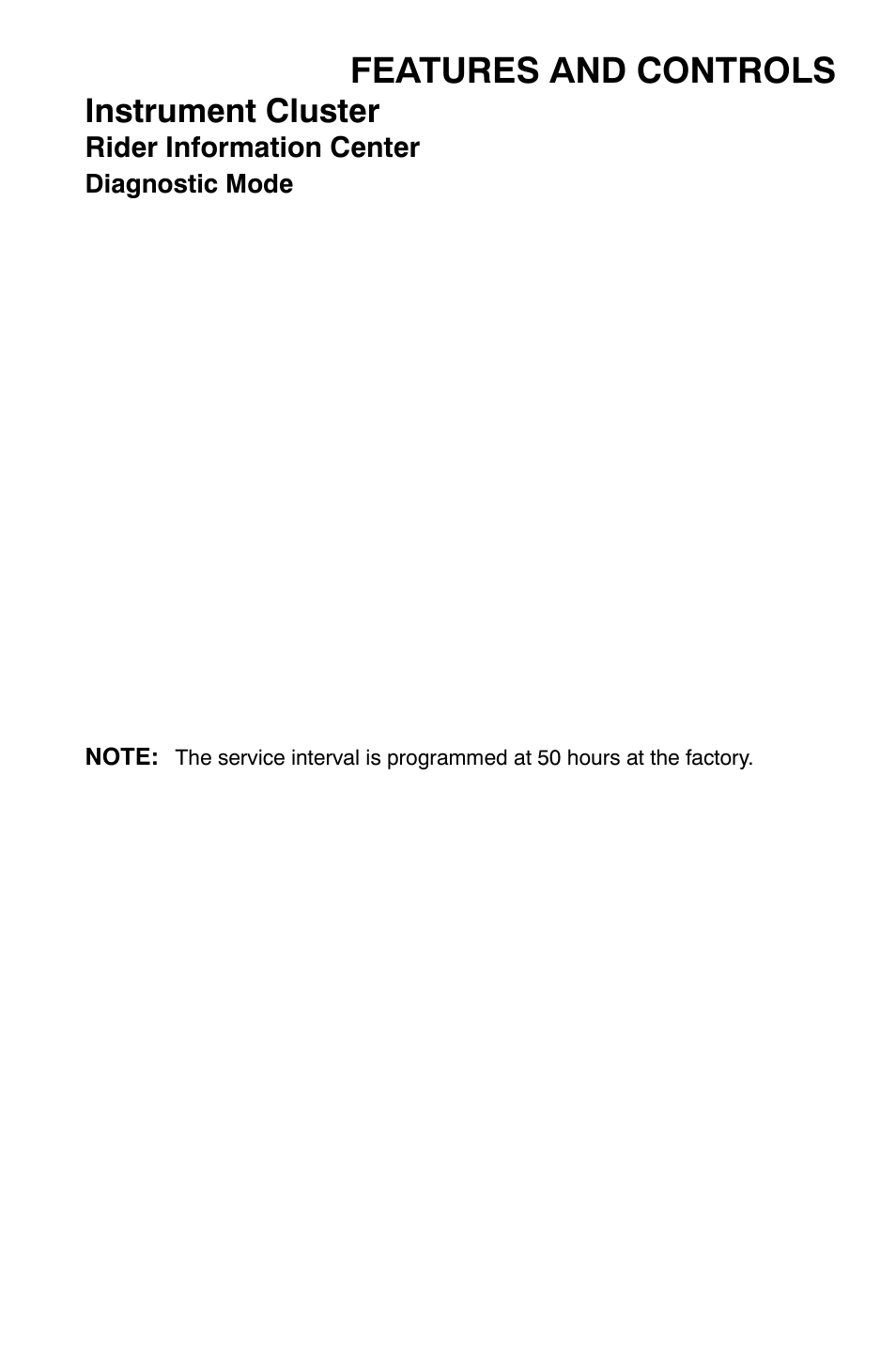 Features and controls, Instrument cluster | Polaris Sportsman 9921169 User Manual | Page 49 / 137