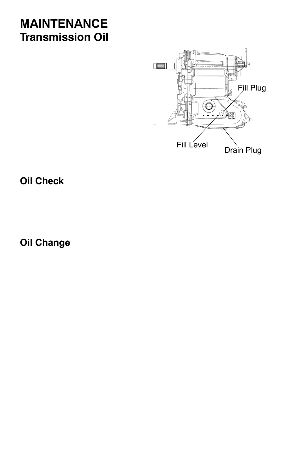 Maintenance, Transmission oil | Polaris Sportsman 9921169 User Manual | Page 82 / 137