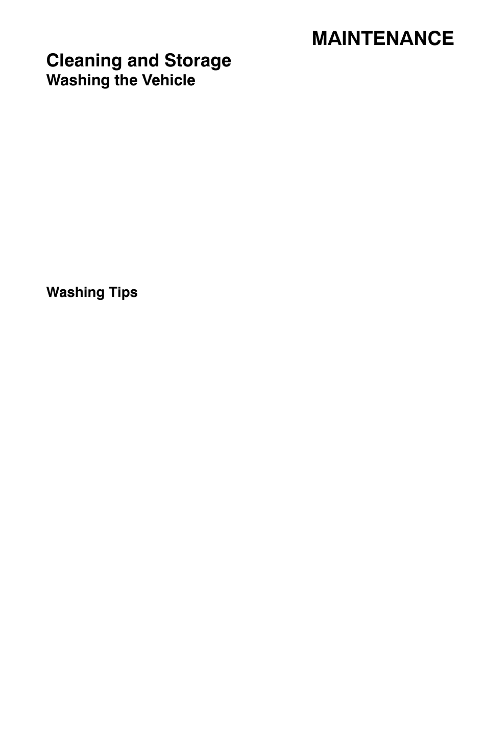 Maintenance, Cleaning and storage | Polaris Sportsman 9921454 User Manual | Page 111 / 129