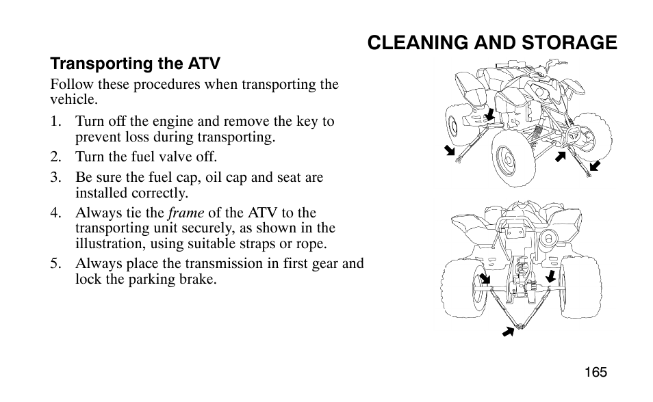 Cleaning and storage | Polaris 9920183 User Manual | Page 168 / 189