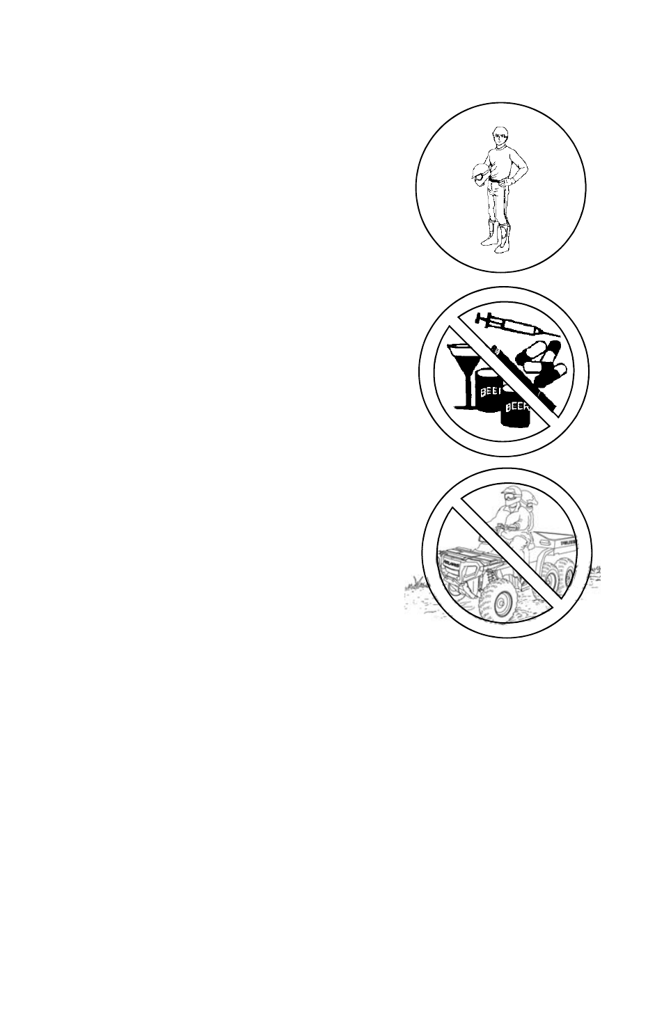 Safety, Safety warnings | Polaris Sportsman 800 Big Boss User Manual | Page 15 / 136