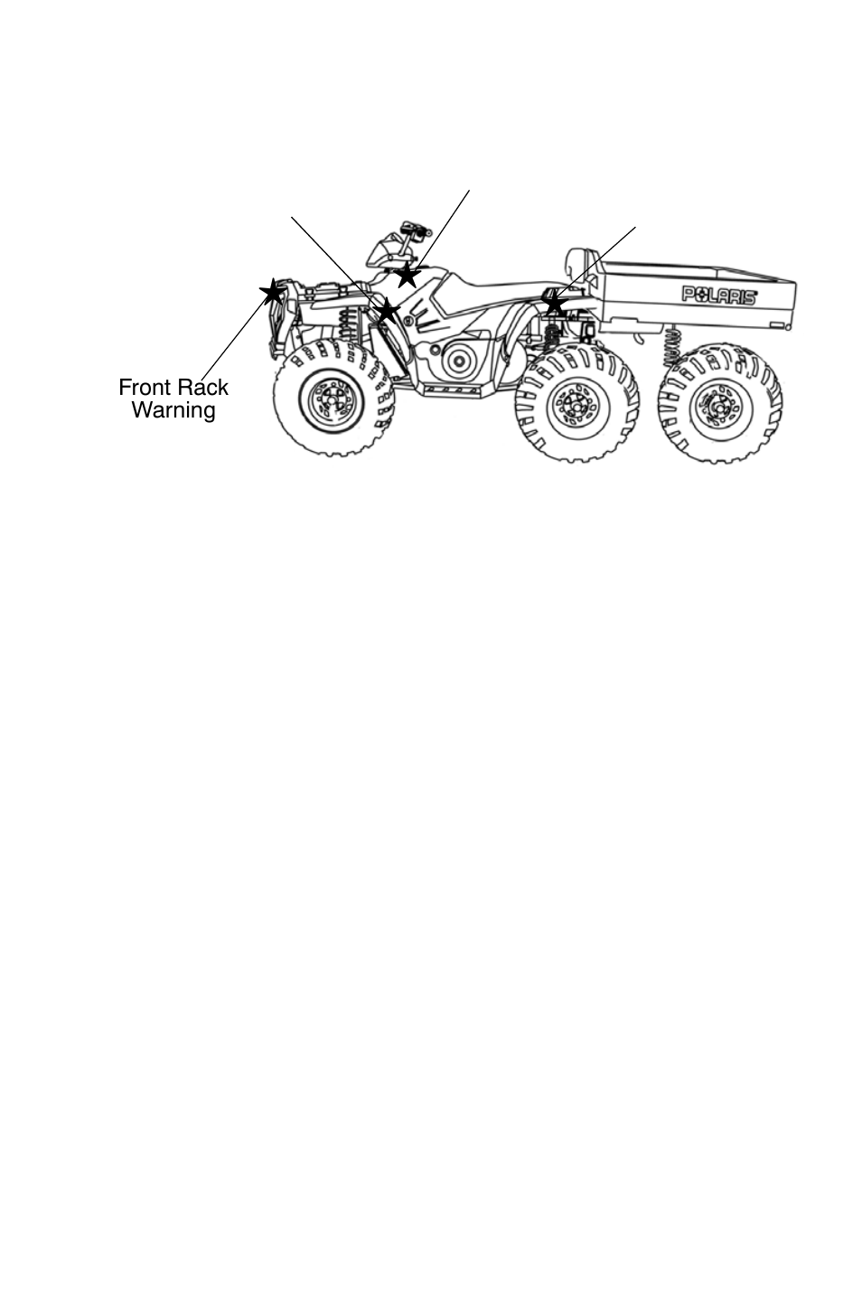 Safety, Safety labels and locations | Polaris Sportsman 800 Big Boss User Manual | Page 26 / 136