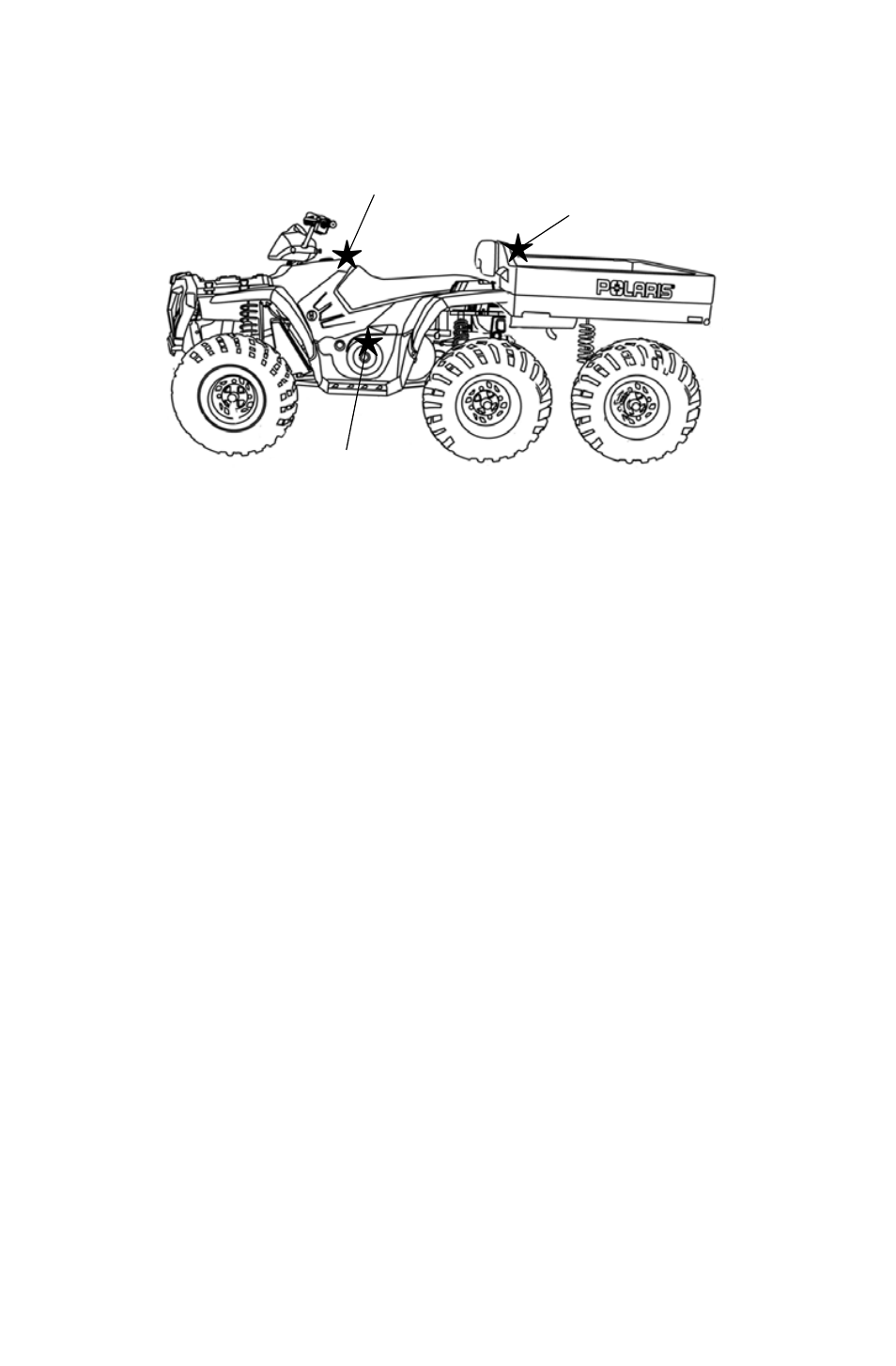 Safety, Safety labels and locations | Polaris Sportsman 800 Big Boss User Manual | Page 27 / 136