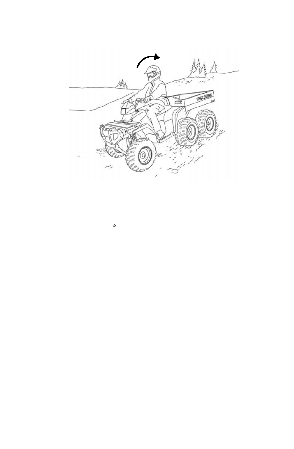 Operation, Driving downhill | Polaris Sportsman 800 Big Boss User Manual | Page 60 / 136