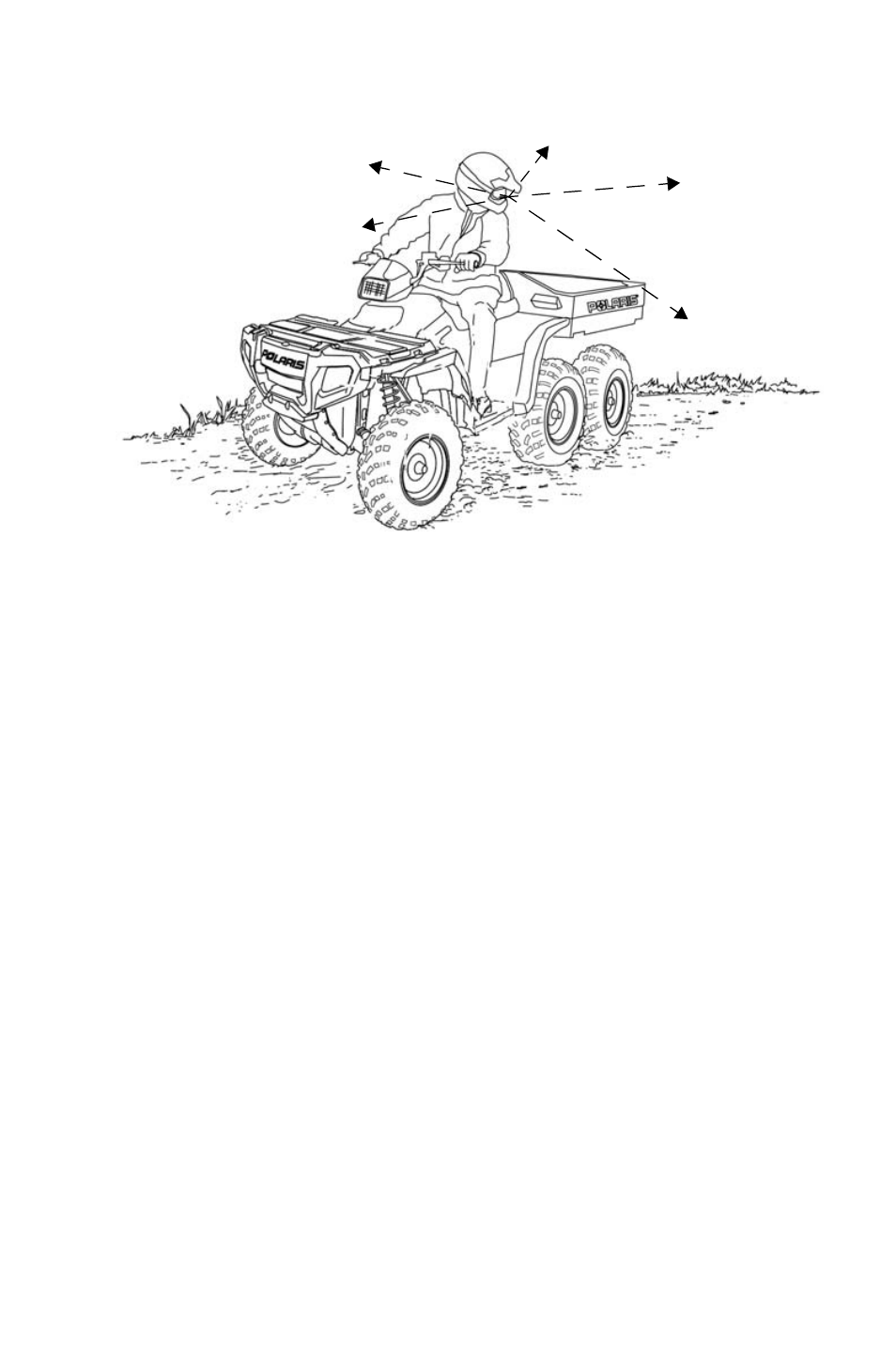 Operation, Driving in reverse | Polaris Sportsman 800 Big Boss User Manual | Page 64 / 136