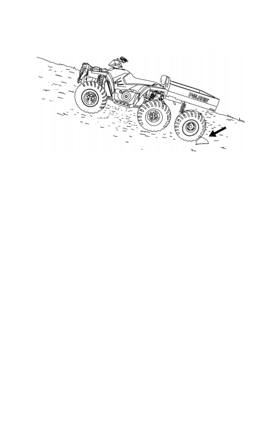 Operation, Parking on an incline | Polaris Sportsman 800 Big Boss User Manual | Page 68 / 136