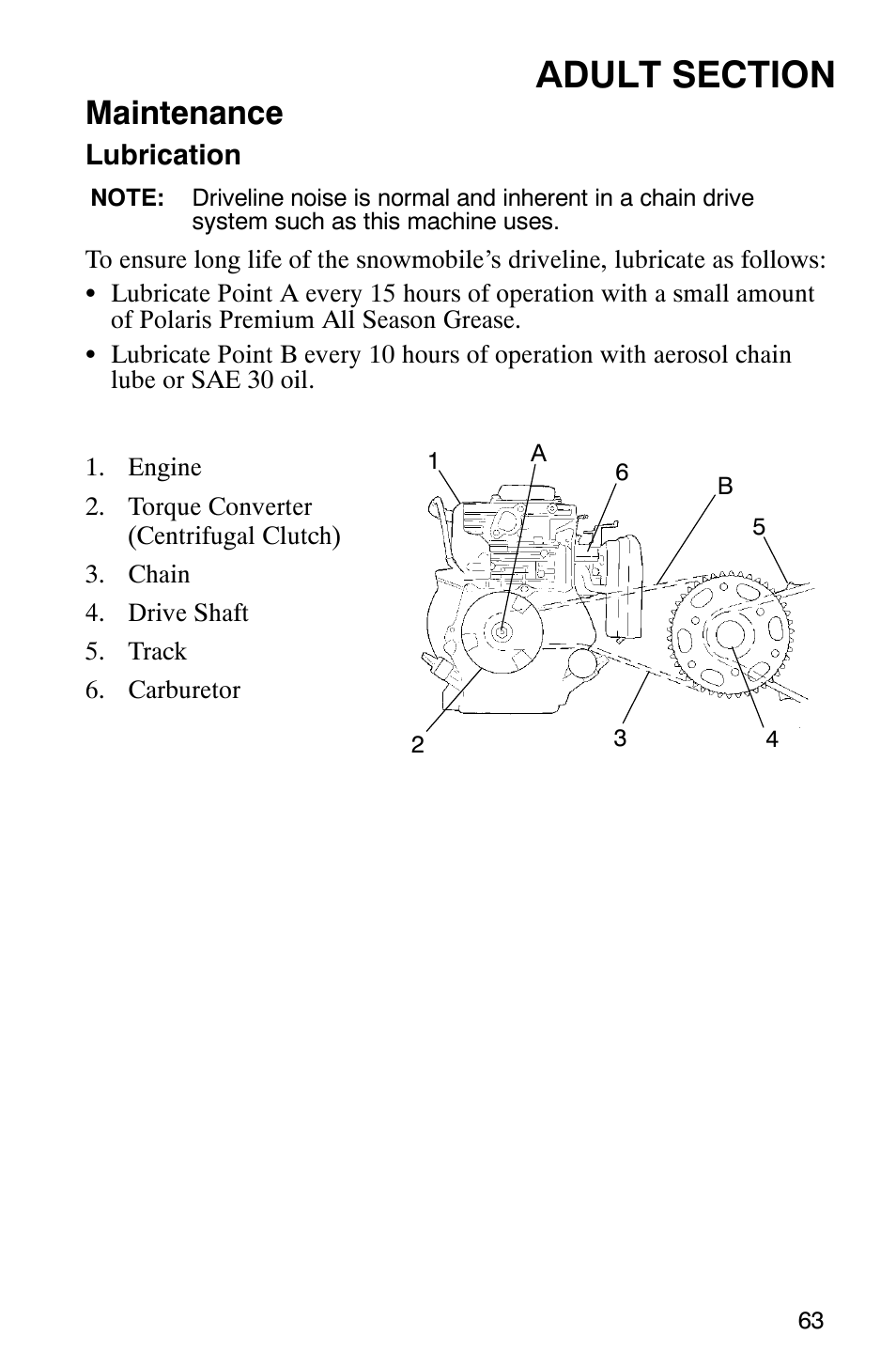 Maintenance | Polaris 120 User Manual | Page 66 / 99