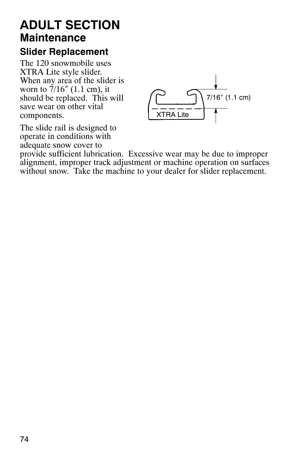 Maintenance | Polaris 120 User Manual | Page 77 / 99