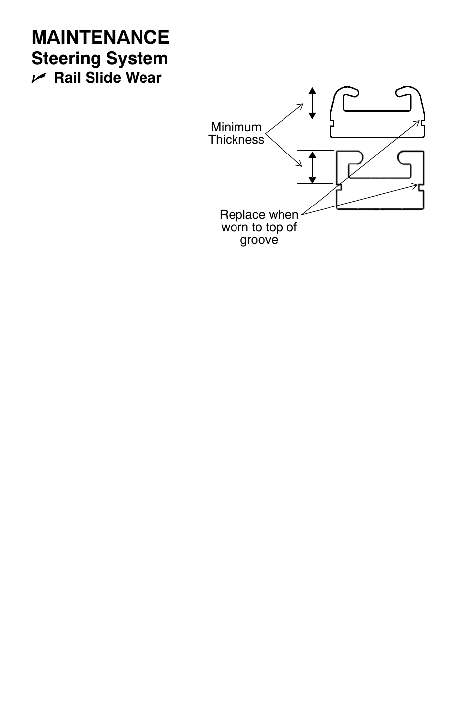 Maintenance, Steering system | Polaris 700 Dragon RMK User Manual | Page 111 / 135