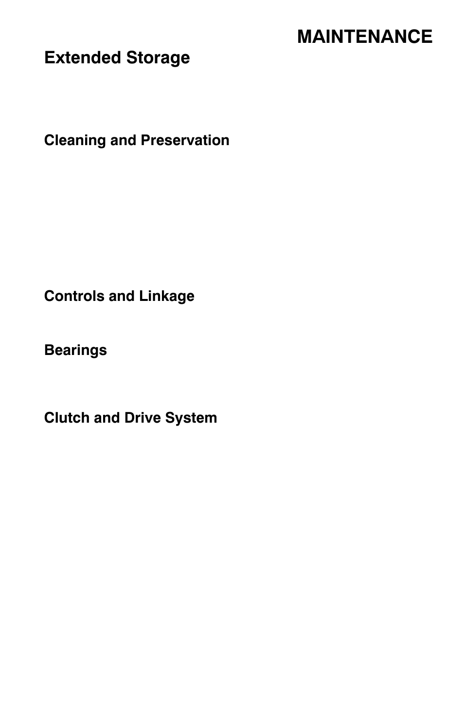 Maintenance, Extended storage | Polaris 700 Dragon RMK User Manual | Page 112 / 135