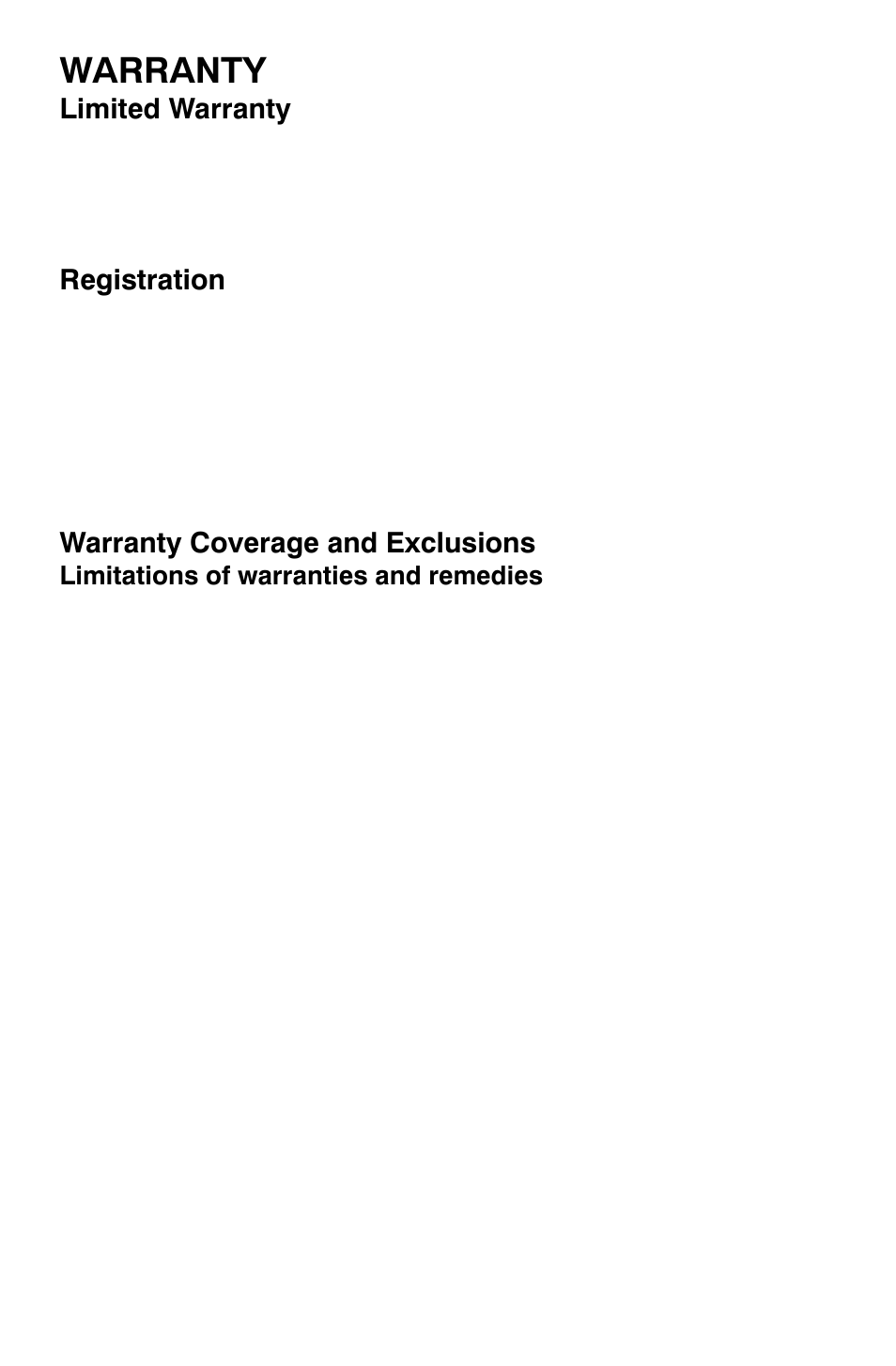 Warranty | Polaris 700 Dragon RMK User Manual | Page 123 / 135