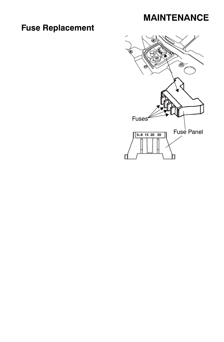 Maintenance, Fuse replacement | Polaris Sportsman 800 X2 User Manual | Page 104 / 148