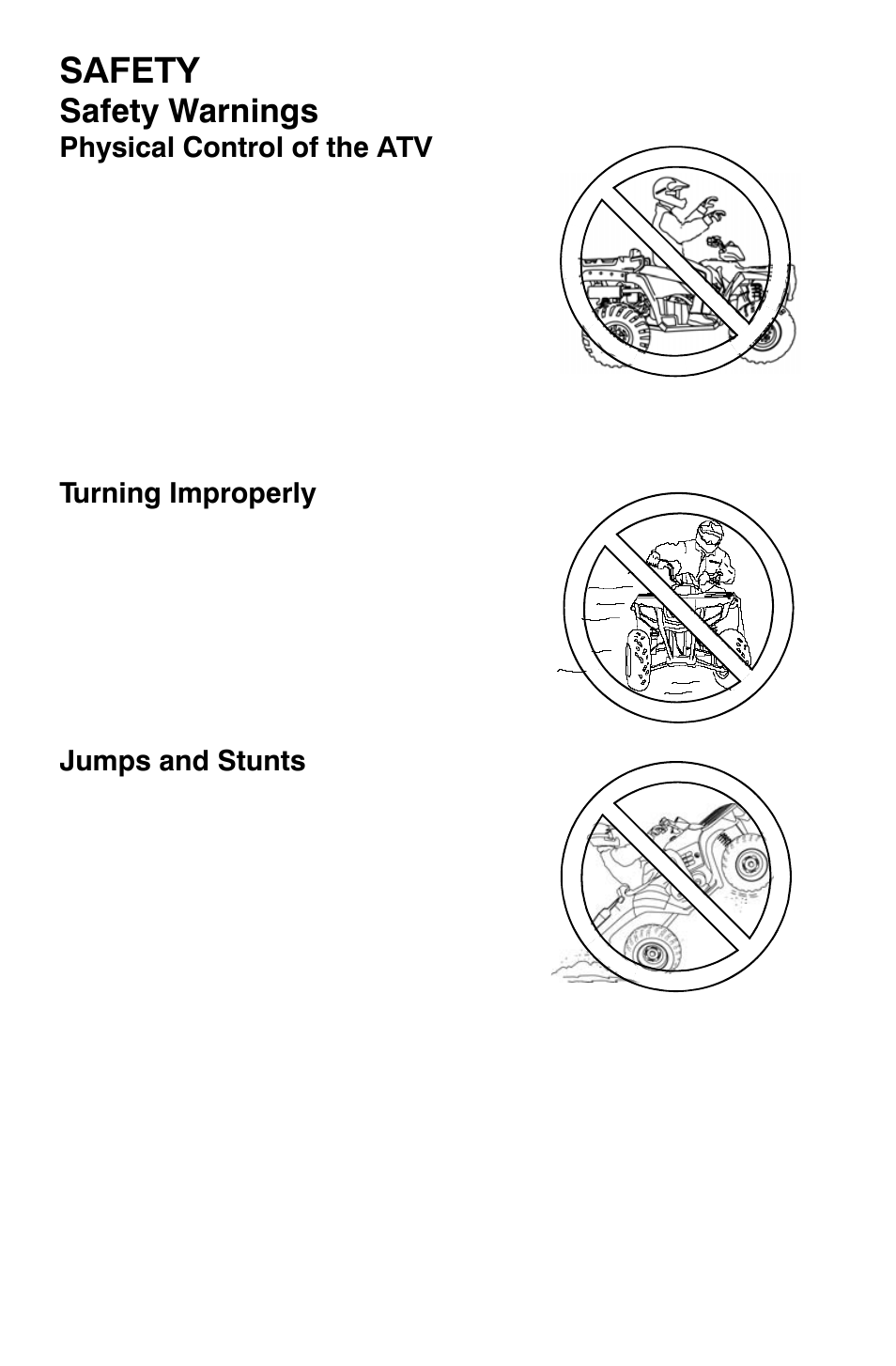 Safety, Safety warnings | Polaris Sportsman 800 X2 User Manual | Page 17 / 148