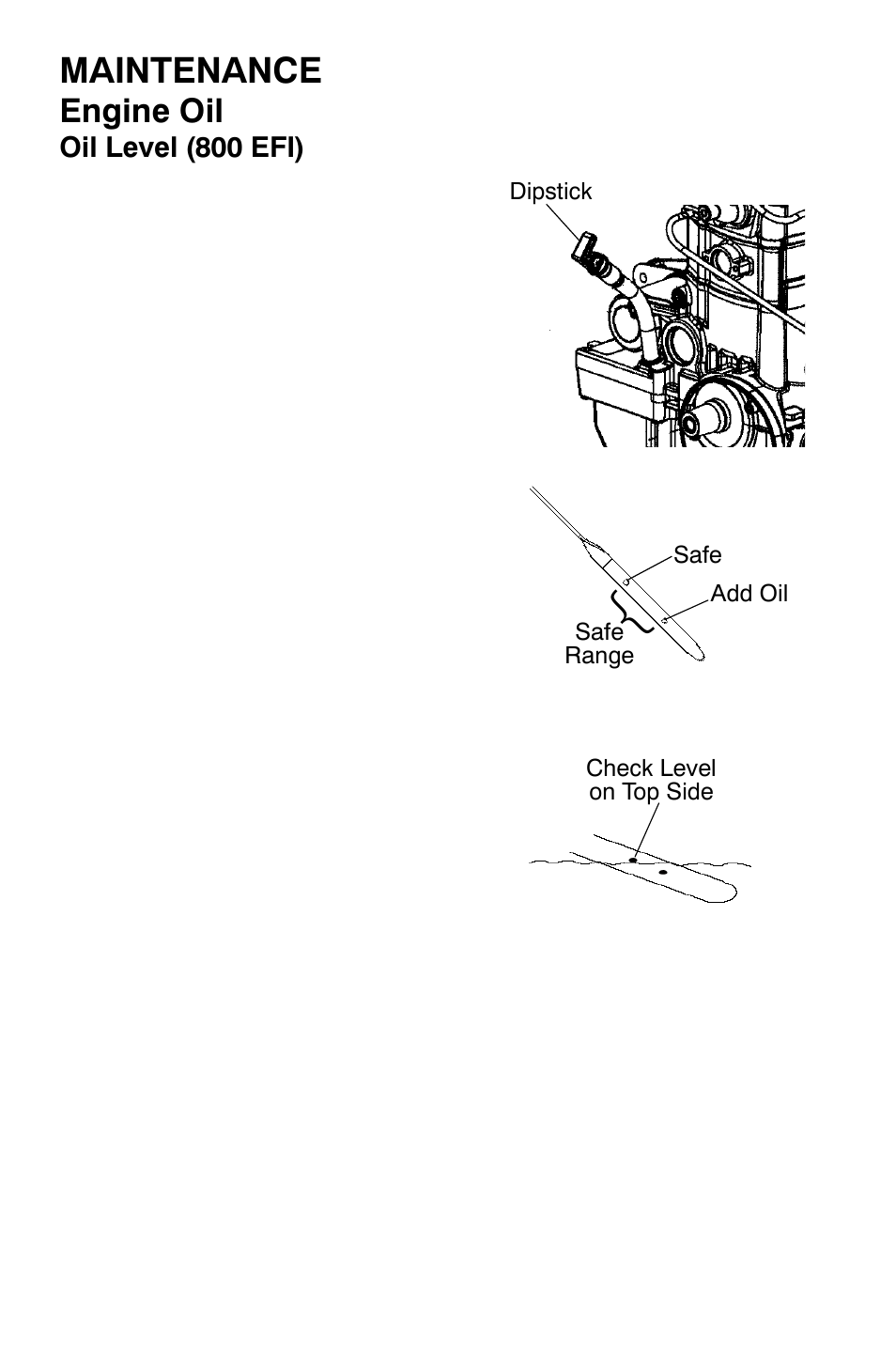 Maintenance, Engine oil | Polaris Sportsman 800 X2 User Manual | Page 85 / 148