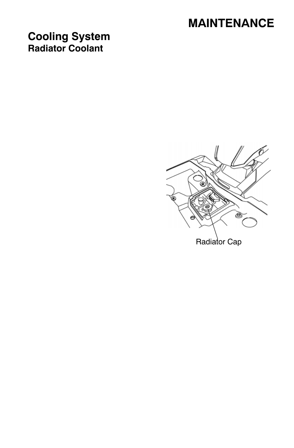 Maintenance, Cooling system | Polaris Sportsman 800 X2 User Manual | Page 96 / 148