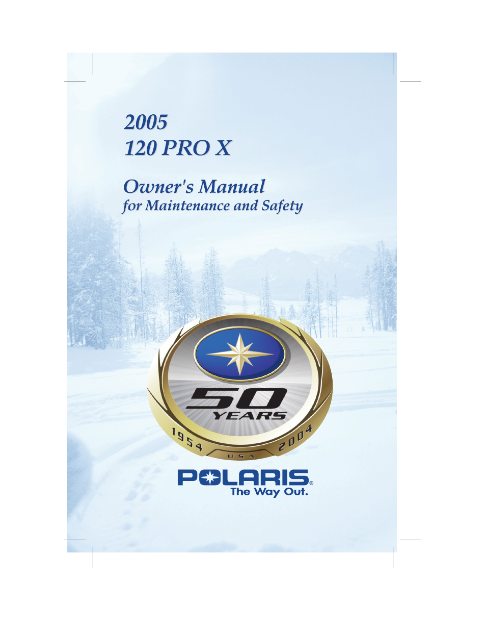 Polaris 120 Pro X User Manual | 92 pages