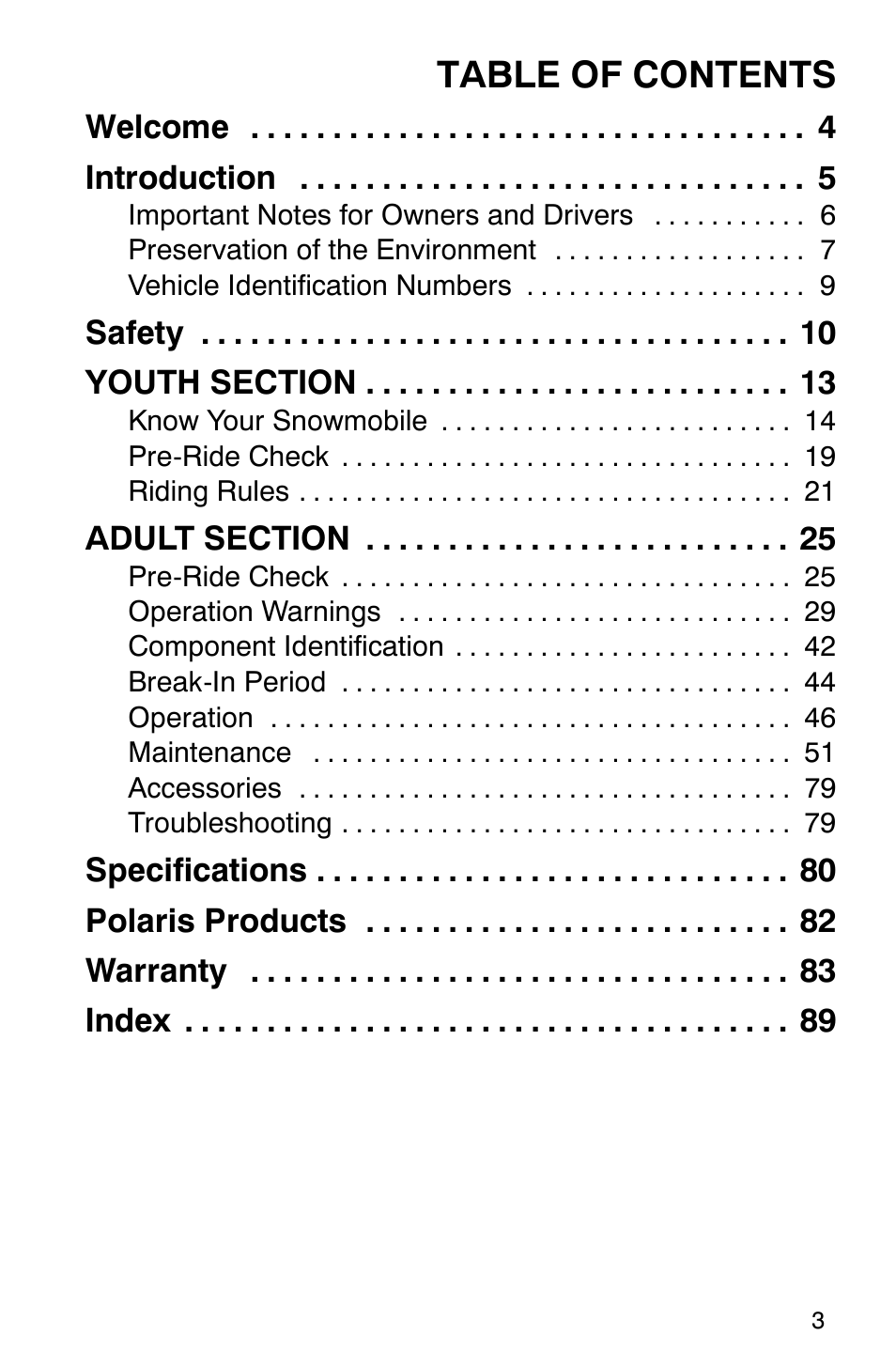 Polaris 120 Pro X User Manual | Page 6 / 92