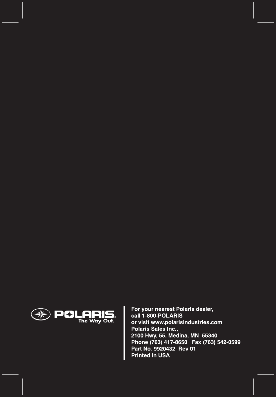 Polaris 440 IQ User Manual | Page 2 / 118