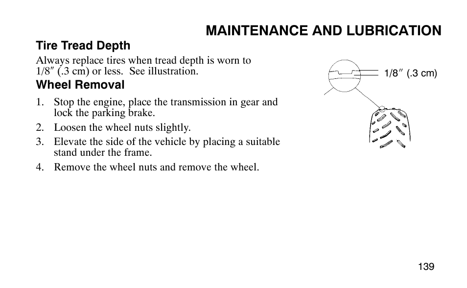 Maintenance and lubrication | Polaris Predator User Manual | Page 142 / 189