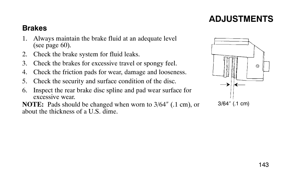 Adjustments | Polaris Predator User Manual | Page 146 / 189